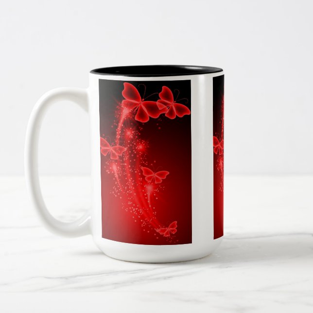 Conception de la Mug à deux tons : Conception élég (Gauche)
