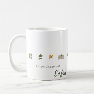 Conception de la Mug de café de Noël intemporelle