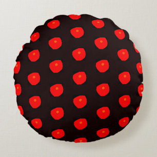 Conception de la nature nocturne Coussin rond
