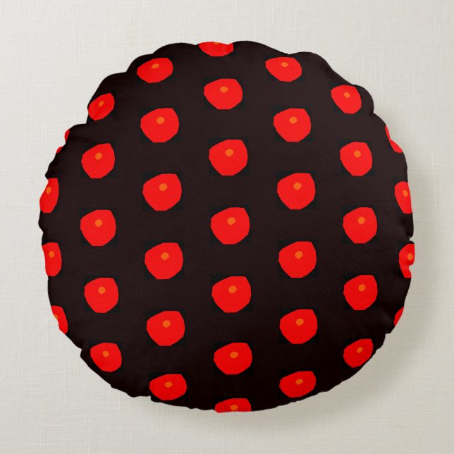 Conception de la nature nocturne Coussin rond (Devant)