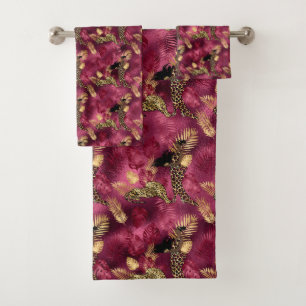 Conception de la série Burgundy et Gold Leopard 10