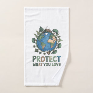 Conception de la Terre environnementale "Protégez