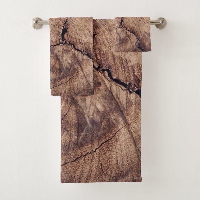 Conception de la texture du grain de bois rustique (En situation)