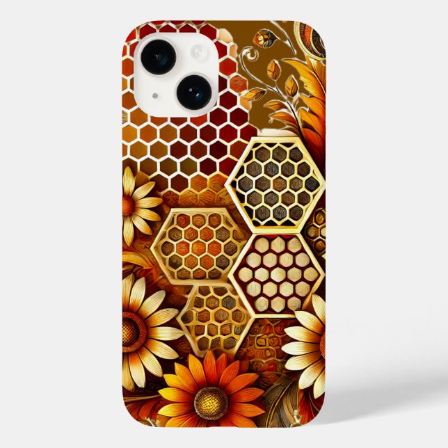 Conception de l'apiculture | Coque iPhone 14 (Verso)