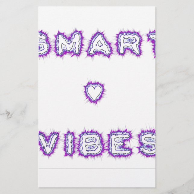 Conception de l'art texte de devis Smart Vibes (Devant)