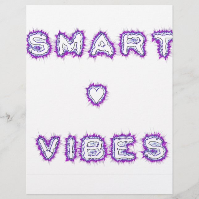 Conception de l'art texte de devis Smart Vibes (Devant)