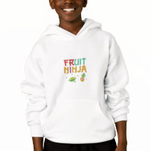 Conception de lettre de ninja de fruits multicolor