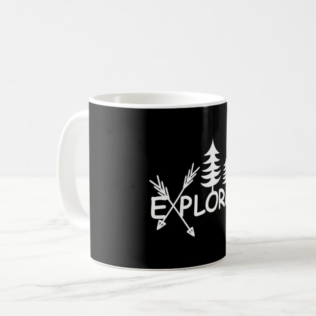 Conception de l'explorateur - Mug classique (Devant gauche)