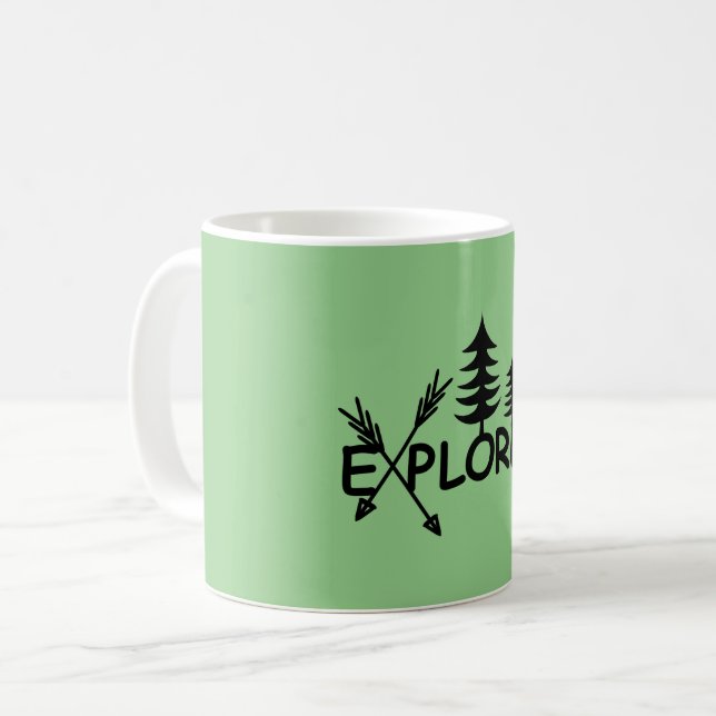Conception de l'explorateur - Mug classique (Devant gauche)