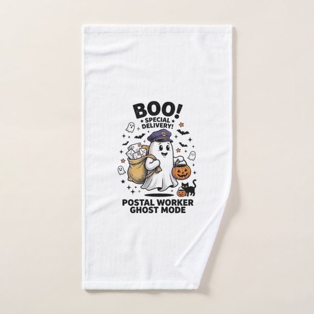 Conception de livraison d'Halloween en mode fantôm (Serviette à main)