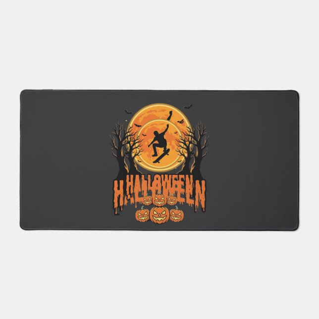 Conception de Lune de Skateboard d'Halloween Hallo (Recto)