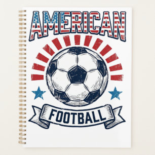 Conception de maillot de football américain vintag