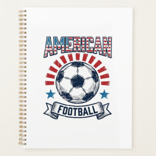 Conception de maillot de football américain vintag