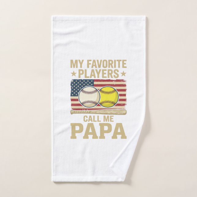 Conception de maillot de joueurs de baseball de so (Serviette à main)
