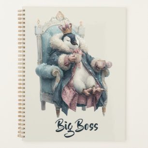 Conception de manchot Big Boss Winter