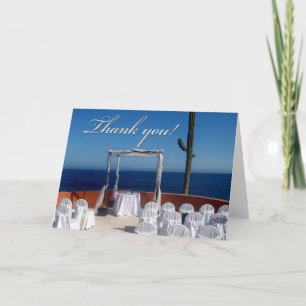 Conception de mariage de destination de Merci