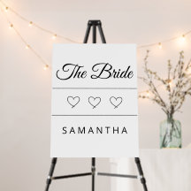 Conception de mariage personnalisée de la mariée