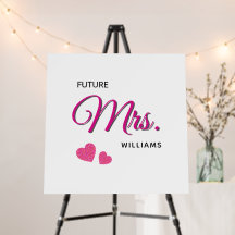 Conception de mariage personnalisée Future Mrs