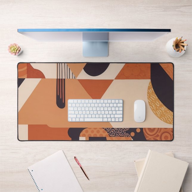 Conception de milieu de siècle en couleurs chaudes (Bureau 1)