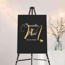 Conception de monogramme de mariage avec noms et d