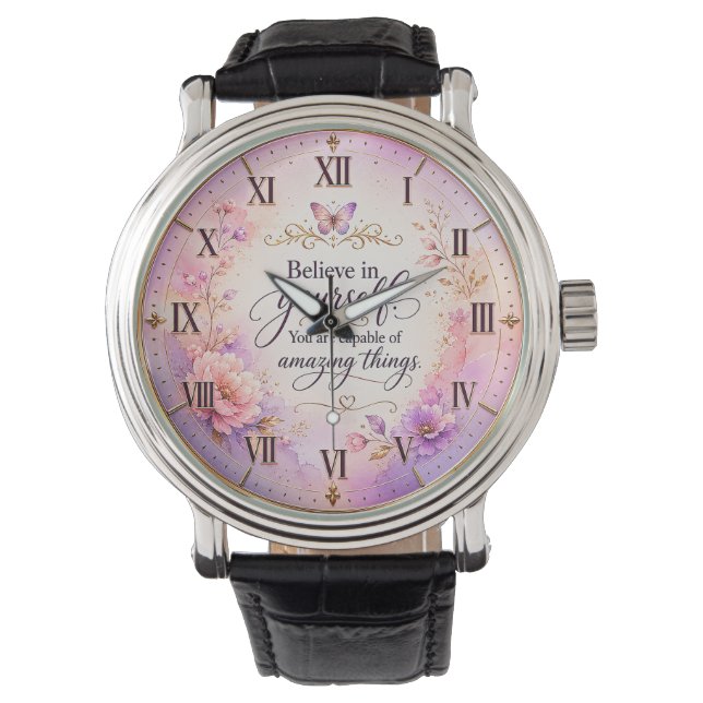 Conception de montre Citation | Gif de montre pers (devant)