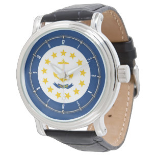 Conception de montre de drapeau d'état d'Île de