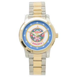 Conception de montre de drapeau d'état du