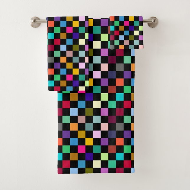 Conception de motif à carreaux de couleur douce (En situation)