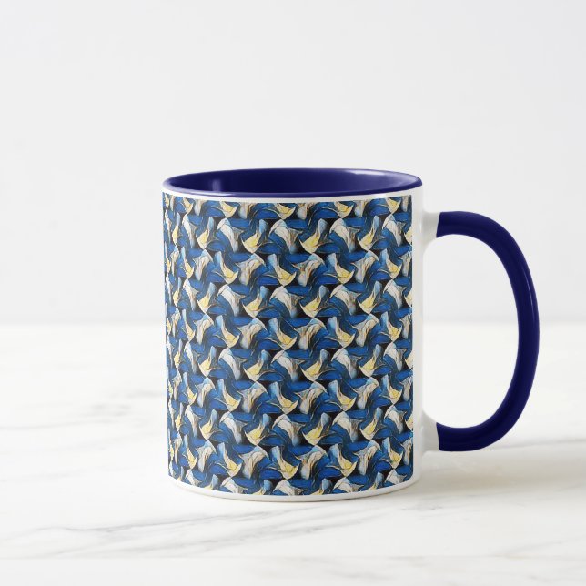 Conception de motif abstrait 1212 - Tasse à café (Droite)
