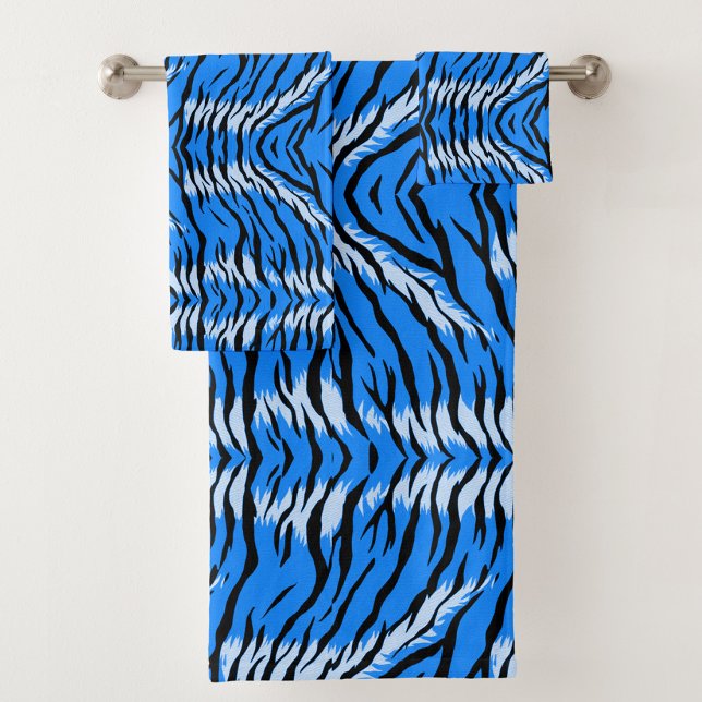 Conception de motif de peau d'animal Tigre Bleu  (Créateur téléchargé)