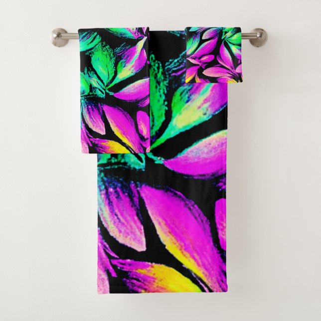 Conception de motif floral vibrant (En situation)