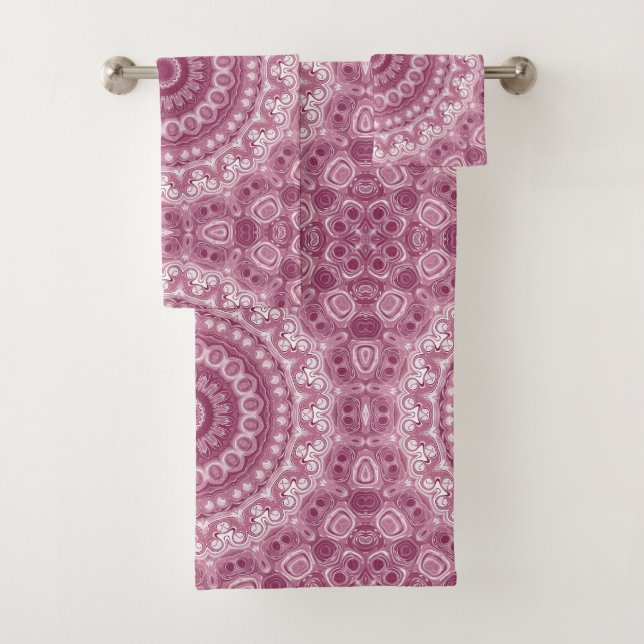 Conception de motif mandala rose poussiéreux (En situation)