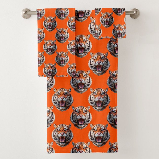 Conception de motif tête de tigre orange  (Créateur téléchargé)