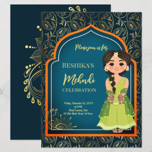 Conception de motifs indiens arabes Mehndi sarcell