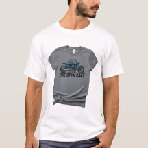 Conception de moto sauvage pour T-Shirt