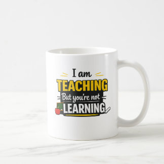 Conception de mug avec citation drôle d'enseignant