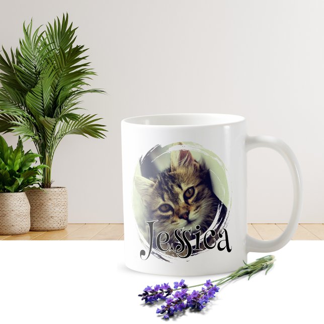 Conception de mug avec photo et nom personnalisés  (Créateur téléchargé)