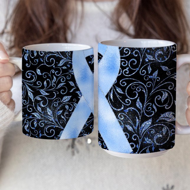Conception de mug avec ruban de sensibilisation bl (Créateur téléchargé)