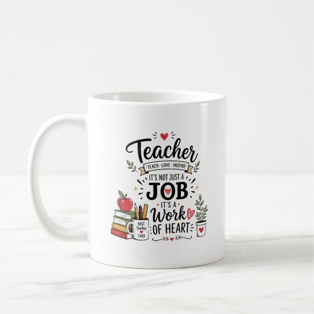 Conception de mug cadeau d'appréciation pour les e (Gauche)
