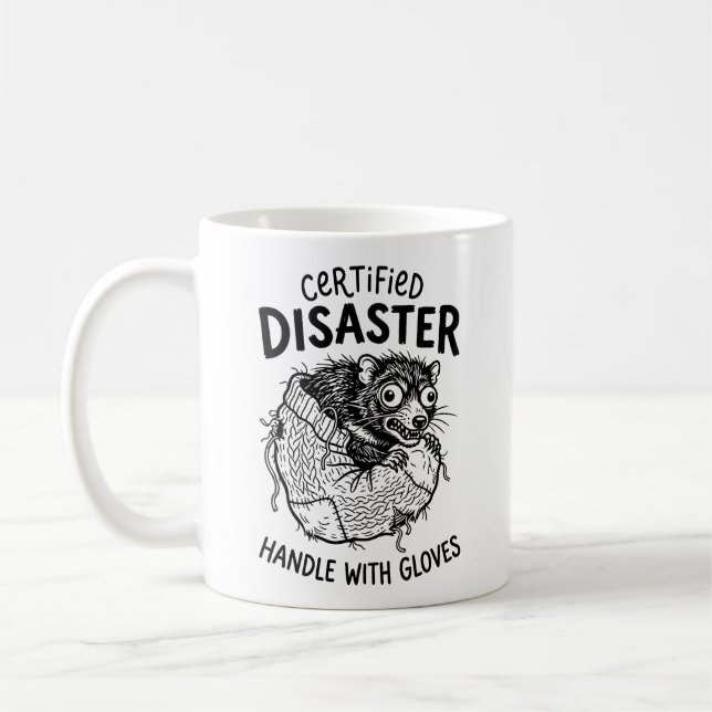 Conception de mug classique de diable de Tasmanie  (Gauche)