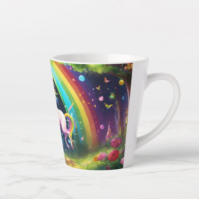 Conception de Mug de café à l'arc-en-ciel magique (Droite)