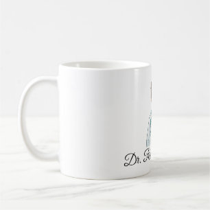 Conception de mug de cardiologue de dessin animé s