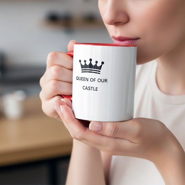Conception de mug de typographie – Reine de notre  (Créateur téléchargé)