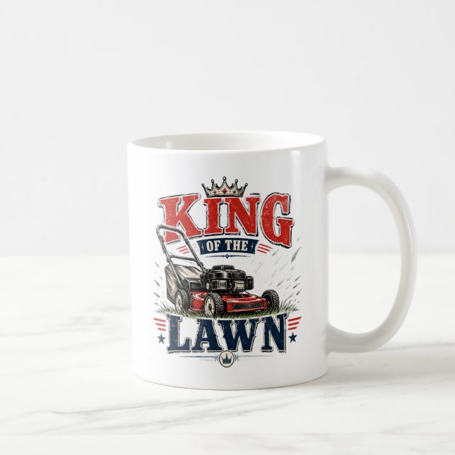 Conception de mug drôle pour papa tondeuse à gazon (Droite)