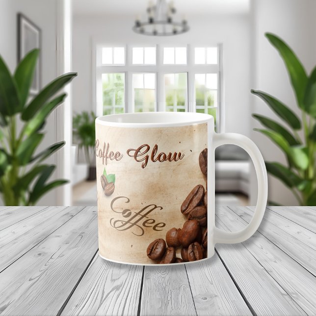 Conception de mug Laura’s Cozy Coffee Glow (Créateur téléchargé)