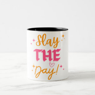 Conception de mug motivationnel pour défoncer la j