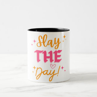 Conception de mug motivationnel pour défoncer la j
