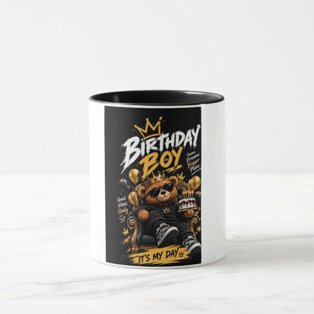 Conception de mug Ours en Peluche pour Garçon d'An (Centre)
