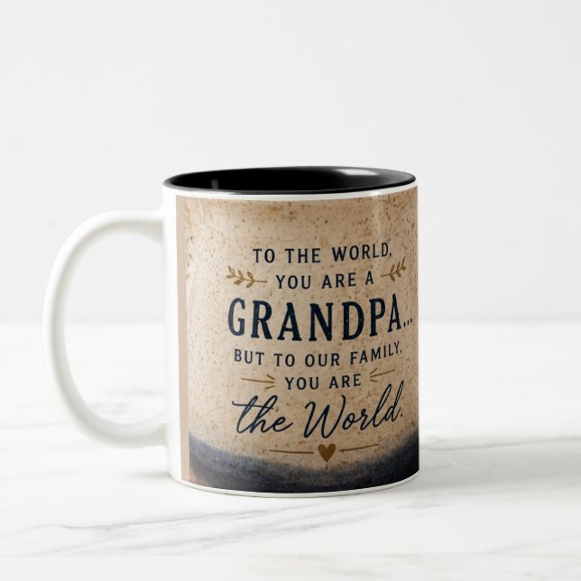 Conception de mug Papy Vous êtes le Monde (Gauche)
