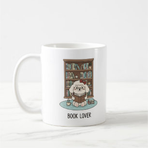 Conception de mug pastel de chiot caniche amateur 